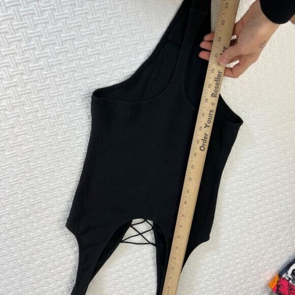 Wilfred Free Women's Size XS Black One Piece Sleeveless Bodysuit Shapewear Criss - Picture 9 of 11